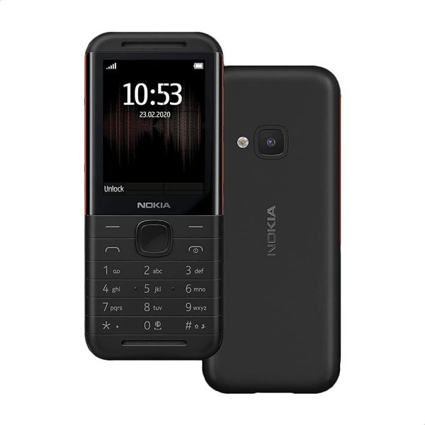 5310 TA-1212 Dual SIM Mobile - 2.4 Inch, 16 MB, 8 MB RAM, 4G LTE - Black and Red