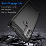 ⁦جراب متوافق مع Nokia C31 ، - غطاء حماية مصقول مقاوم للصدمات متين رفيع للغاية من ألياف الكربون المصقولة - جراب أصلي جديد فائق الجودة مقاوم للانزلاق من Graby Shop - أسود⁩ - الصورة ⁦5⁩