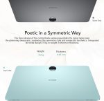 ⁦HONOR Pad 9 Tablets 8GB 256GB, 12.1 Inch 120Hz 2.5K Large Screen, 8 Speaker Audio System, Snapdragon 6 Gen 1, WiFi Version, Grey⁩ - الصورة ⁦5⁩