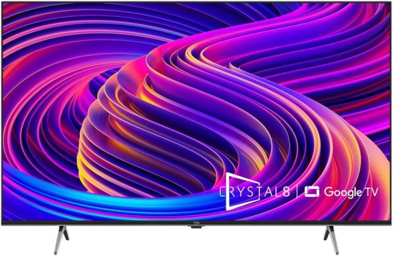Beko 55 Inch Crystal 4K Smart Google TV, Silver - B55M D 895 A
