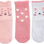 LC WAIKIKI Printed Baby Girl Socks 3 Pack