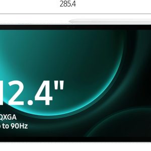⁦Samsung Galaxy Tab S9 FE+ 5G Android Tablet, 12.4 inches Display, 8GB RAM, 128GB Storage, S Pen Included, Gray - 1 Year Warranty/Local Version⁩ - الصورة ⁦4⁩