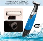 ⁦Bivolt Km-1910 Waterproof Rechargeable Electric Hair Trimmer Shaver Kemei⁩ - الصورة ⁦2⁩