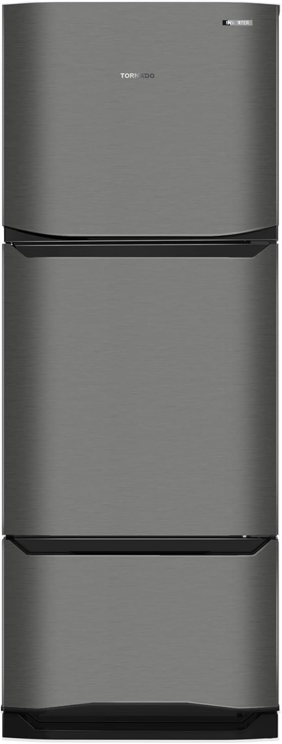 TORNADO Refrigerator Inverter No Frost 351 Liter Stainless RF-45FTV-DST