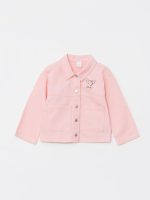 LC WAIKIKI Polo Neck Long Sleeve Printed Baby Girl Jacket - الصورة 2