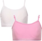 ⁦Kalia Pack 2 Women's Adjustable Strap Cotton Padded Sports Bra⁩ - الصورة ⁦2⁩