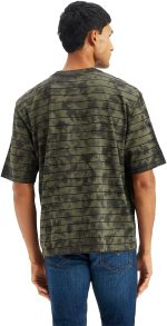 ⁦تيشيرت عصري مخطط للرجال من ليفايس (قطعة واحدة)⁩ - الصورة ⁦2⁩