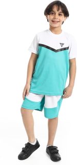 ⁦Cesar Boys BoysSport T-Shirt With Short Set BoysSport T-Shirt With Short Set⁩ - الصورة ⁦4⁩