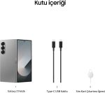 ⁦SAMSUNG Galaxy Z Fold6, 12GB RAM, 256GB Storage, Silver Shadow, Big Screen, 1 year Seller Warranty (International Version)⁩ - الصورة ⁦10⁩