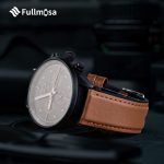 ⁦Fullmosa 20mm/22mm Watch Strap, Leather and Meex Smart Watch Strap Compatible with Amazfit/Huawei/Casio/Fossil, for Men and Women⁩ - الصورة ⁦3⁩