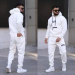 ⁦MIZA Men's Winter Sports Trung 2 Piece (Hoodie + Pants) Jugging - Fashion Style Comfortable Youth Men⁩ - الصورة ⁦2⁩
