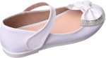 ⁦HA Girls Classy Shiny Shoes With Glitter Bow Knot With Comfortable Material⁩ - الصورة ⁦3⁩