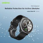 ⁦Oraimo OSW-820 Smart Watch 5R Premium Smartwatch Sleek and Robust for Active Lifestyles - Black⁩ - الصورة ⁦7⁩