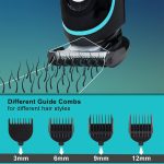 ⁦Vgr V-055 Men Shaver & Hair Trimmer : Effortless Grooming, Customizable Cutting, Fast Charging, Corded And Cordless Use - Your Ultimate Grooming Solution (Black)⁩ - الصورة ⁦3⁩