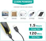 ⁦ماكينة حلاقة الشعر - شفرة دقيقة على شكل حرف T بطارية 120 سلكية ولاسلكية شاشة LED V-966⁩ - الصورة ⁦5⁩