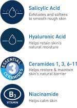 ⁦CeraVe Renewing SA Cleanser For Normal Skin 473ml (Product of USA)⁩ - الصورة ⁦4⁩