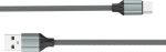 ⁦LDNIO LS441 Mobile Phone Cables 2.4A Fast Charging Type-C USB Cable 1M - Grey⁩ - الصورة ⁦2⁩