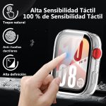⁦QWYJ Case for Huawei Watch Fit 4 Case PC Case with Screen Protector for Huawei Watch Fit 4 Case (Transparent)⁩ - الصورة ⁦3⁩