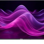 Grouhy 32 Inch Frameless HD Smart LED TV With Built-in Receiver, Black - GLD32SDV2
