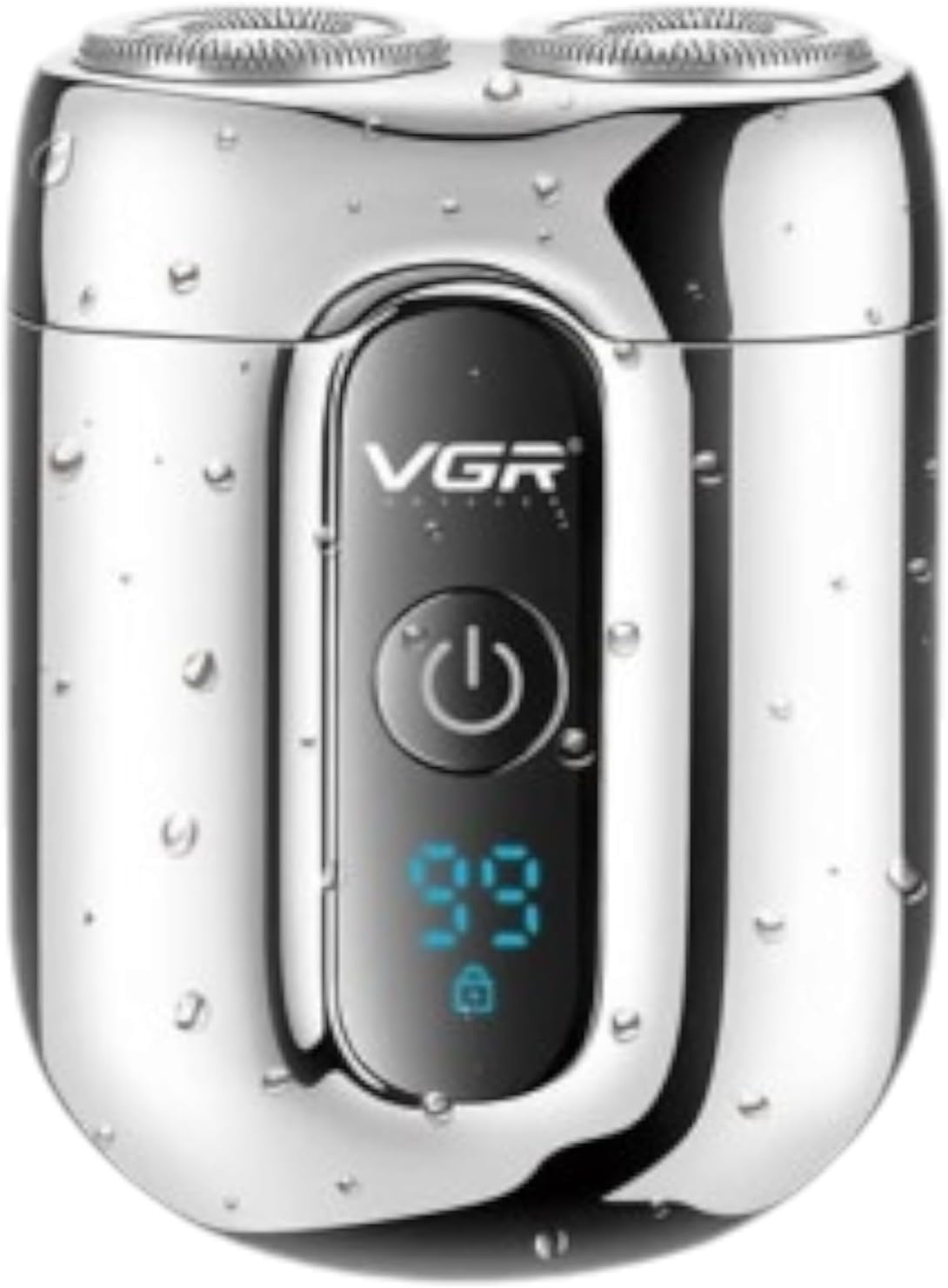 619ArnK8AsL._AC_SL1500_.jpg ماكينة حلاقة احترافية صغيرة للرجال v-342شفرات ثنائية دوارة مقاومة للماء IPX5 تعمل شحن وكهرباء وقت الشحن ساعة وقت تشغيل 60 دقيقة ماتور قوي أداء احترافي