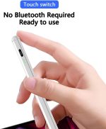 ⁦Vinmooog Stylus Pen for Tablet, Compatible with Samsung/Vivo/Xiaomi/Huawei/Smartphone/Android/iOS, High Sensitivity and Precision Tablet Touch Pen with 2 Replaceable Tips⁩ - الصورة ⁦3⁩