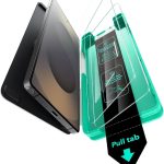LOCKIVA ESR 2 Pack for Samsung Galaxy S25 Ultra Screen Protector, 9H+ Hardness HD Tempered Glass with Easy Installation, Auto Dust-Elimination Tool for Galaxy S25 Ultra [6.9”], Case Friendly