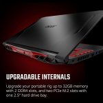⁦Acer Nitro 5 AN515-55-53E5 Gaming Laptop | Intel Core i5-10300H | NVIDIA GeForce RTX 3050 Laptop GPU | 15.6" FHD 144Hz IPS Display | 8GB DDR4 | 256GB NVMe SSD | Intel Wi-Fi 6 | Backlit Keyboard⁩ - الصورة ⁦8⁩