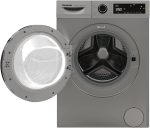 ⁦PANASONIC WASHING MACHINE FULL AUTOMATIC 8 KG 1400 RPM SILVER NA-148VB7 - Warranty 2 Years call 19125 Filkhedma⁩ - الصورة ⁦3⁩