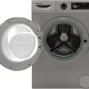 ⁦PANASONIC WASHING MACHINE FULL AUTOMATIC 8 KG 1400 RPM SILVER NA-148VB7 - Warranty 2 Years call 19125 Filkhedma⁩ - الصورة ⁦3⁩