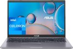 ASUS Vivobook 15 X515M With 15.6'' HD Display, Intel Celeron N4020 Processor |4GB DDR4 Ram |256GB SSD |Intel HD Graphics |Windows-11 (Slate Grey)