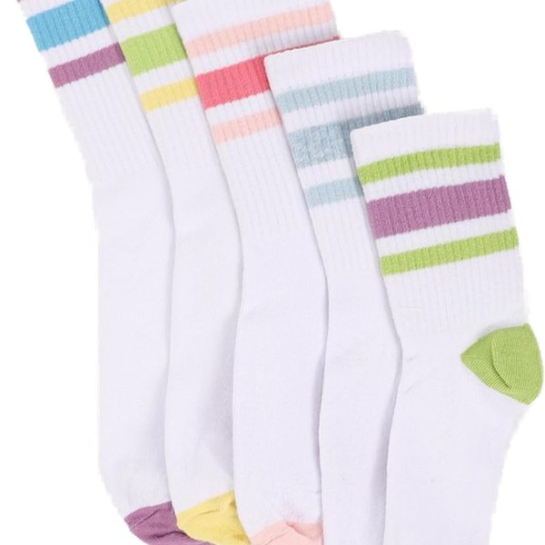 LC WAIKIKI Striped Girl Child Socks 5 Pack