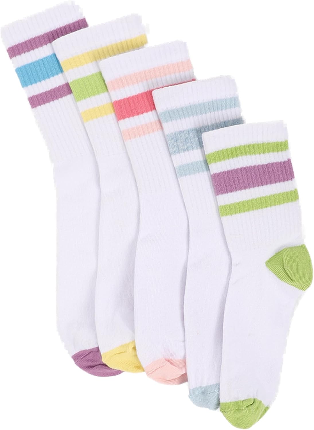 619w-JvVRuL._AC_SL1500_.jpg LC WAIKIKI Striped Girl Child Socks 5 Pack