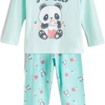 LC WAIKIKI Girls Crew Neck Printed Pyjama Set