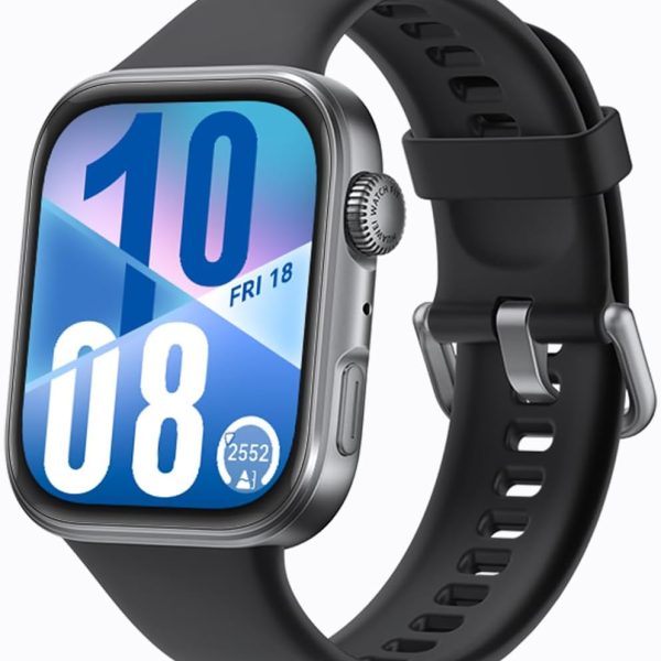 HUAWEI WATCH FIT 4 Smart Watch, 1.82" Display, 100+ Sports modes, Fitness & Health Tracker, Emotional Wellbeing Assistant, up to 10-Day Battery Life, iOS & Android Compatible, Black