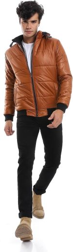 ⁦Andora Mens Double Face Waterproof Bomber Jacket⁩ - الصورة ⁦7⁩