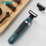 ⁦VGR Premium Cordless Rechargeable IPX5 Fully Waterproof Dual Sided OneBlade Trimmer & Shaver 3 Trimming Combs for complete Beard Styling & Body Hair Trimming⁩ - الصورة ⁦8⁩