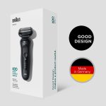 ⁦Braun Series 5 MBS5 Wet & Dry Electric Shaver, SensoFlex, AutoSense, Travel Kit, Black - Braun Max 100 Years Limited Edition⁩ - الصورة ⁦6⁩