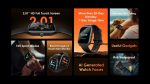 ⁦Oraimo Smart Watch 5 Lite (OSW-804), 2.01" HD Full Touch Screen IP68, Normal Usage Time 7 days Standby Time More than 28 days, Antibacterial Eartips – Black (12 Months Warranty)⁩ - الصورة ⁦8⁩