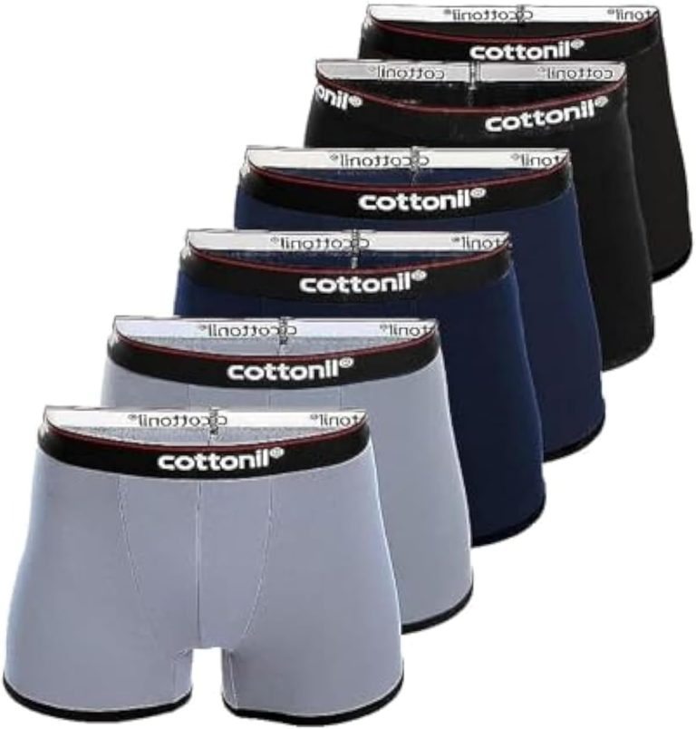 Cottonil Men Set of 6 Everyday Boxer Shorts (pack of 6)