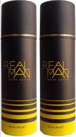 ⁦Real Man Spray -Fresh ACTIVE 150 Ml⁩ - الصورة ⁦2⁩