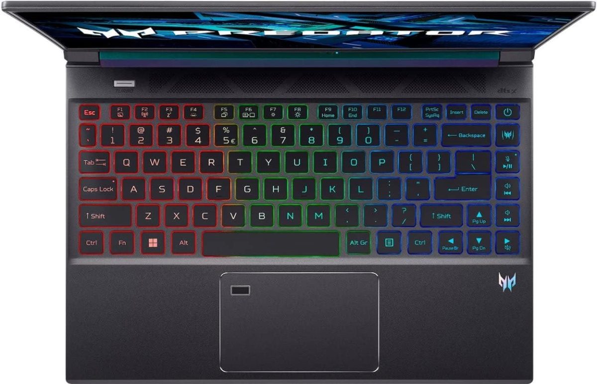 ⁦acer Predator Triton 300 SE 14 Gaming Laptop 14" FHD+ IPS 165Hz Intel 14-Core i7-12700H 16GB DDR5 512GB SSD GeForce RTX 3060 6GB RGB Backlit Fingerprint Thunderbolt Win11 Black + HDMI Cable⁩ - الصورة ⁦3⁩