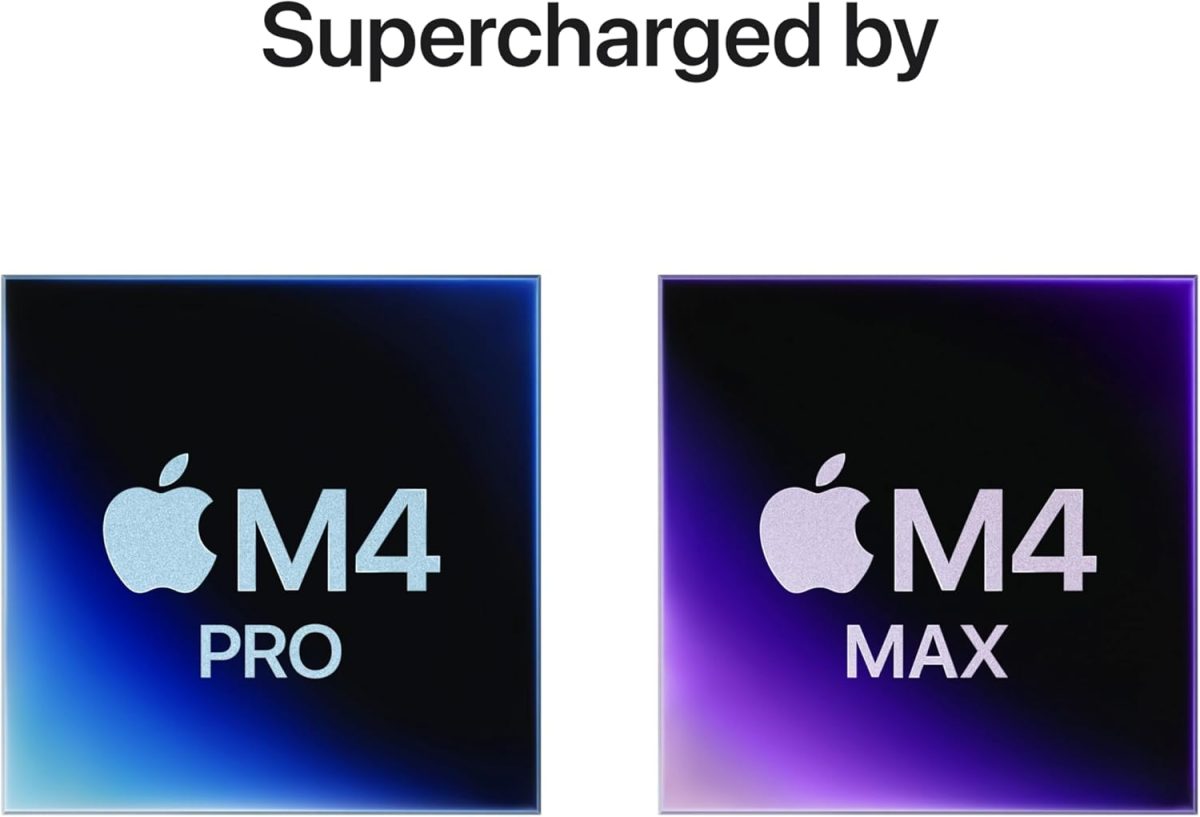 ⁦Apple 2024 MacBook Pro Laptop with M4 Pro, 12-core CPU, 16-core GPU: Built for Apple Intelligence, 14.2-inch Liquid Retina XDR Display, 24GB Unified Memory, 512GB SSD Storage; Space Black; EN Keyboard⁩ - الصورة ⁦3⁩