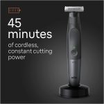 ⁦Braun Series XT5 – Beard Trimmer, Shaver and Electric Razor for Men, Body Grooming Kit, One Tool for Stubble, Hair, Groin, Underarms, XT5100 Wet & Dry all-in-one tool with 5 attachments⁩ - الصورة ⁦5⁩