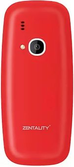 ⁦ZENTALITY_(B3310-1.77inch) Mobile Phone, 2G Keypad Mobile, Dual-Sim, With Camera 0.8MB, Flash Light, Wireless FM Radio, 2000 Contacts, 32 MB RAM, Micro SD Card - Red⁩ - الصورة ⁦2⁩