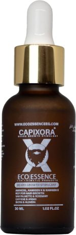 Capixora Growth Stimulating Beard Oil, with Aminexyl & Vitamin E, Also-Palmetto & Rosemary Extract, 30ml