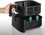 Black & Decker Digital AF700-B5 Pan - Black, 5.8L - الصورة 2