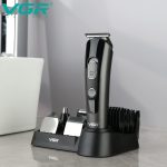 ⁦Vgr V175 Professional Cord Cordless Grooming Kit With 5 Guide Combs Runtime 150 Min Trimmer For Men, Black, Standard,1 Count⁩ - الصورة ⁦2⁩