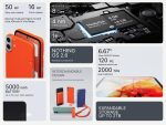 ⁦CMF by Nothing Phone 1, 8/128 GB, 6.67" AMOLED Screen, MediaTek 7300 Processor, 5000mAh, Rear Cam 50+2MP, Front Cam 16MP, Dual Sim, Green⁩ - الصورة ⁦9⁩