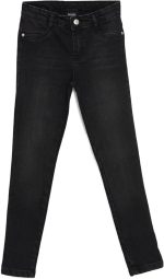 LC واكيكي بنطلون جينز للبنات مع خصر مطاطي قابل للتعديل