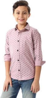 Andora Boys Pineapple Pattern Buttons Down Closure Modern
